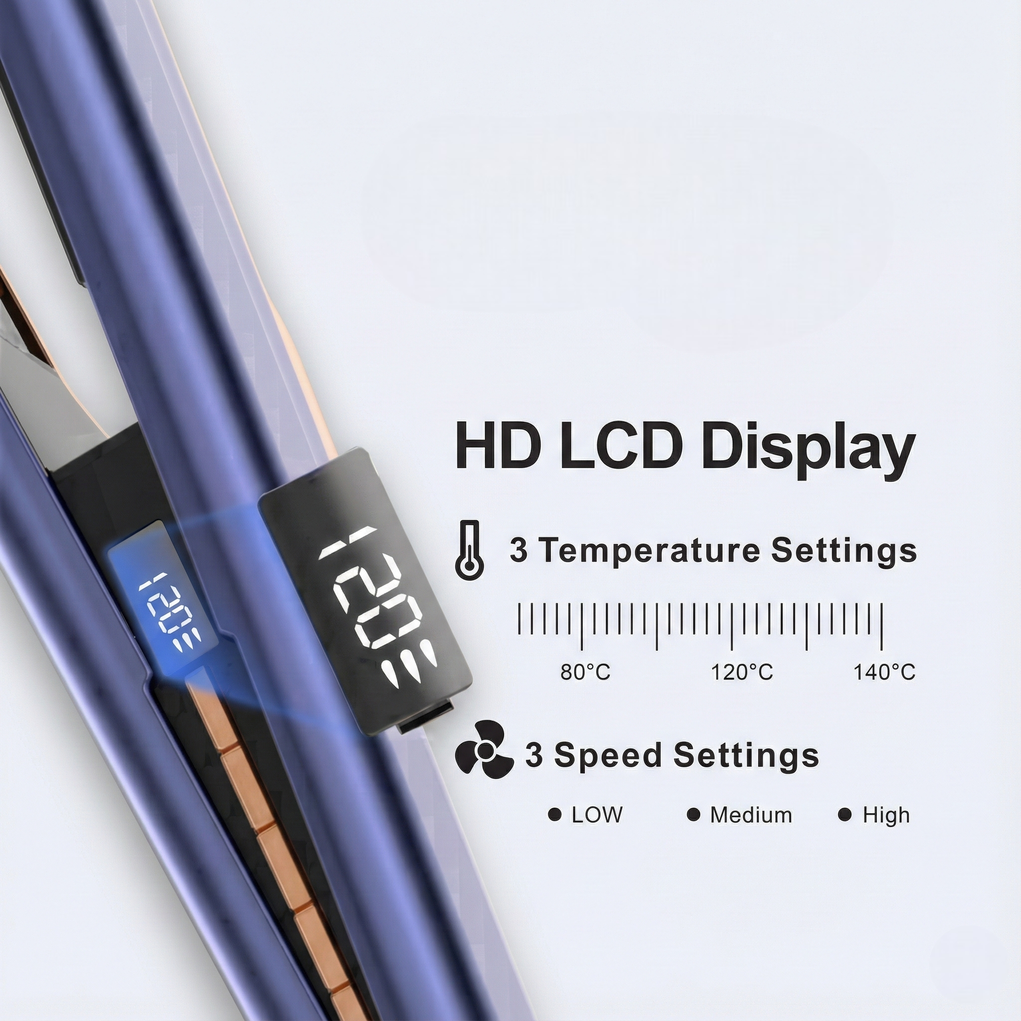 Veloura Luxe 2 in 1 Professional Airflow Straighter & Dryer